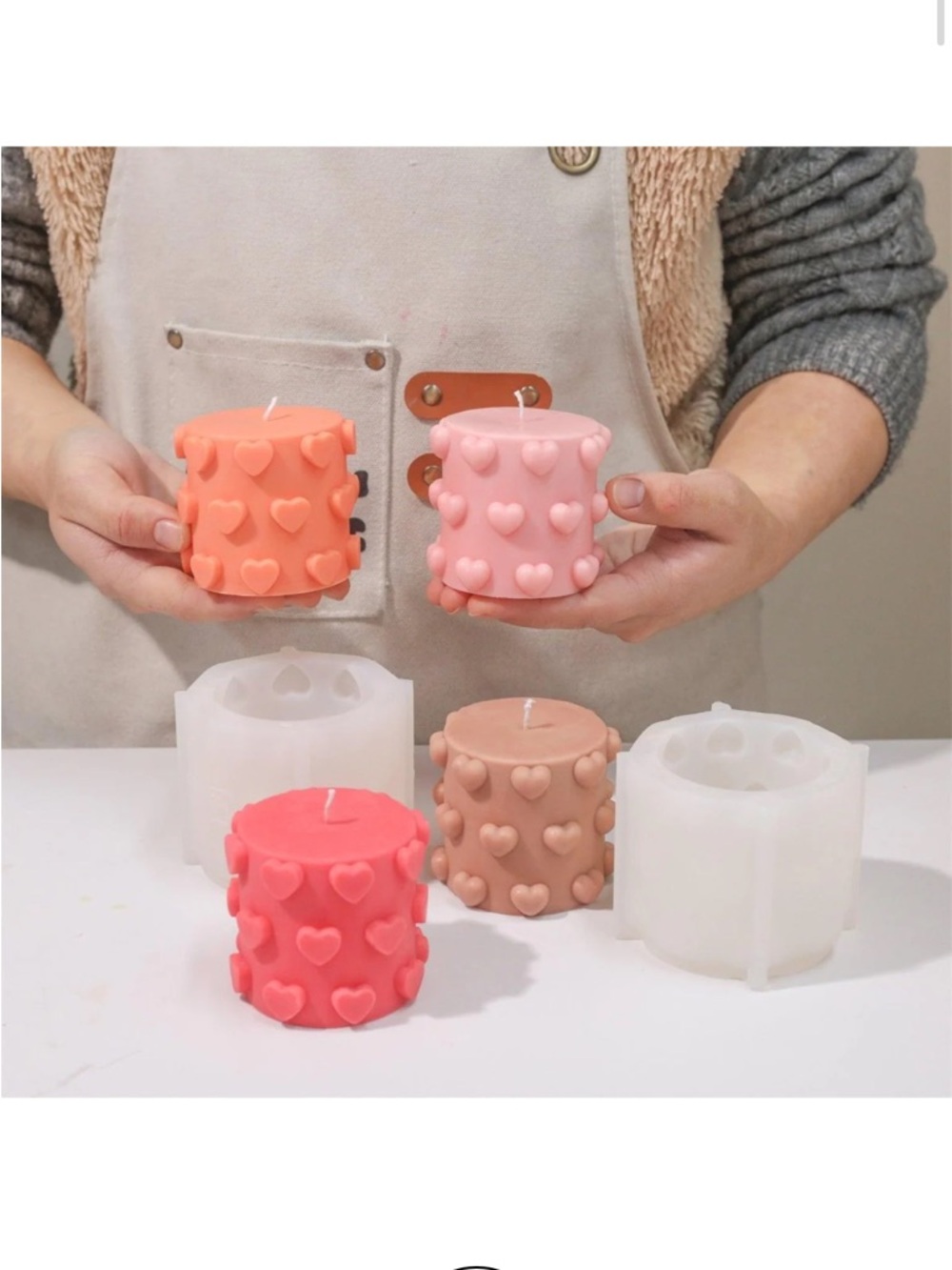 Nicole Boowan 3D Candle Molds 3-for-1
